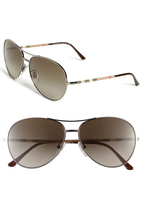 nordstrom burberry aviators|burberry aviator sunglasses women.